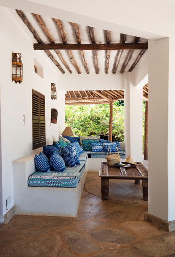 Kinondo Kwetu Kinondo Kwetu: Borelius Room Veranda