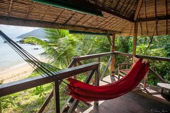 Masoala Forest Lodge: Hängematte in Hütte