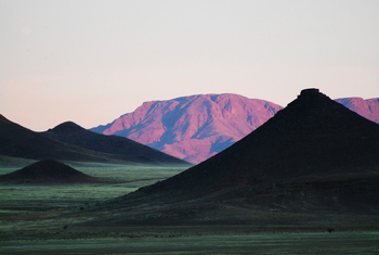 Namib Rand Nature Reserve: Beginnende Dämmerung