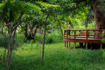Tuli Safari Lodge Mashatu: Privates Deck