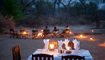 Baines River Camp: Dinner Table