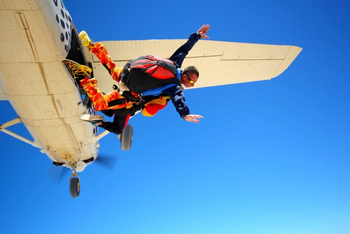 Namib Guesthouse: Fallschirmspringen