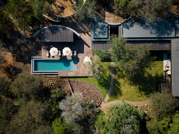 Tanda Tula Safari Camp: Luftbild