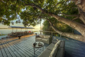 Chobe Game Lodge: Bootsanleger