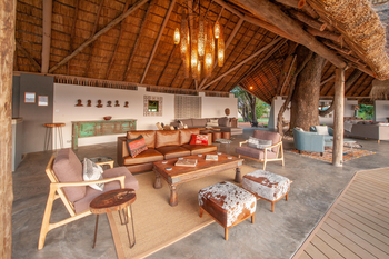 Kafunta River Lodge: Lounge