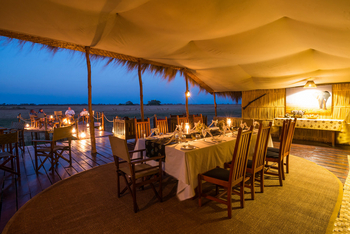 Mukambi Busanga Plains Camp: Speisesaal