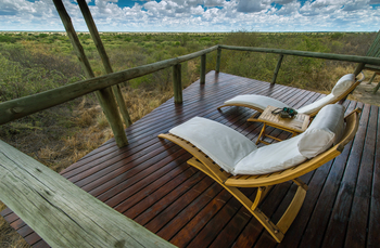 Tau Pan Camp Tau Pan Camp: Privates Deck