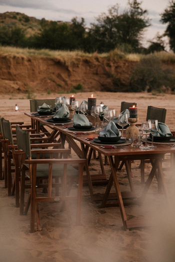Habitas Namibia Habitas Namibia: Dinner al fresco