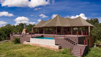 Konkamoya Lodge: Zentralgebäude