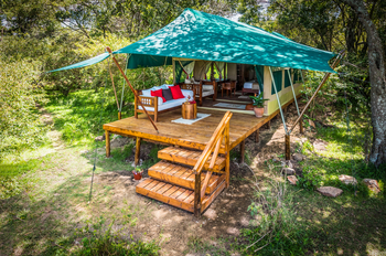 Losokwan Luxury Tented Camp: Gästezelt mit Terasse