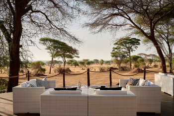 Sanctuary Swala: Lounge im Außenbereich