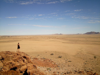 Desert Whisper: Weite Landschaft