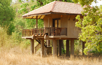 Kings Lodge: Cottage mit Balkon