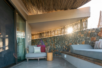 Mashatu Euphorbia Villas Mashatu Euphorbia Villas: Patio - Leseecke