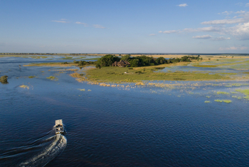 Chobe Savanna Lodge: Luftbild