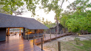 Khwai Expeditions Camp: Weg zu den Zelten