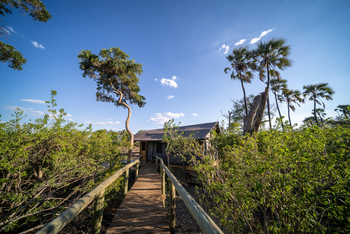 Seba Camp: Zugang zu einem Chalet
