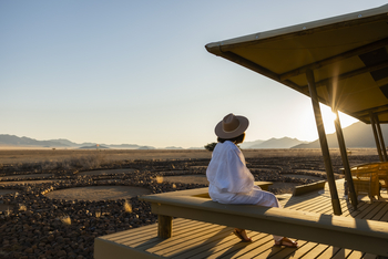 Wolwedans Boulders Camp: Bank mit Blick