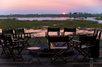 Zarafa Camp: Sonnenuntergang