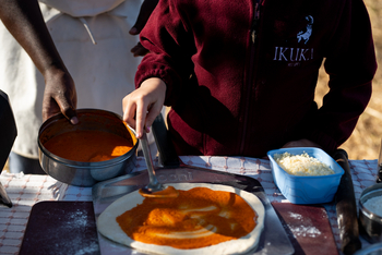 Ikuka Safari Camp: Küche