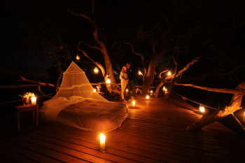 Macatoo Camp: Moskitonetz im Baumhaus