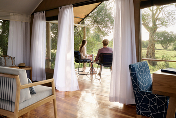 Sanctuary Tambarare Camp: Schlafzimmer mit Terrasse