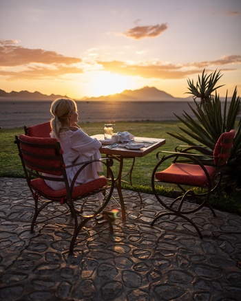Le Mirage: Restaurant Außenterrasse