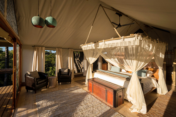 Little Tubu Camp: Sonnenlicht im Zelt