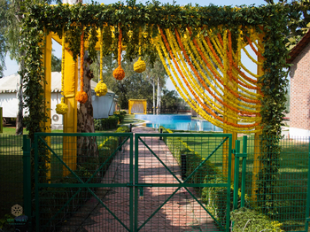 Om Vilas: Dekoration am Pool