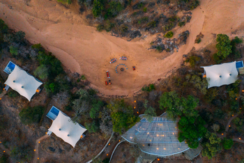 Saseka Tented Camp: Luftbild