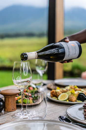 Singita Kwitonda Lodge: Weinkeller