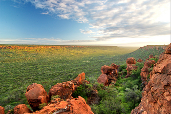 Waterberg Plateau Lodge Waterberg Plateau Lodge: Tal unterhalb vom Plateau
