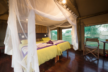 Chobe River Camp: Doppelbett