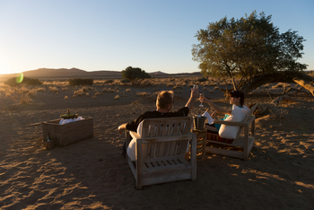 Kulala Desert Lodge: Sundowner