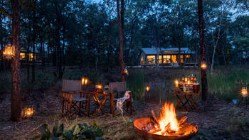 Reni Pani Jungle Lodge: Feuerplatz