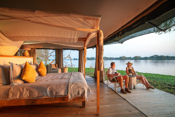 Kuthengo Camp: Gästezelt