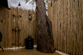 Little Sable Camp: Outdoor-Dusche