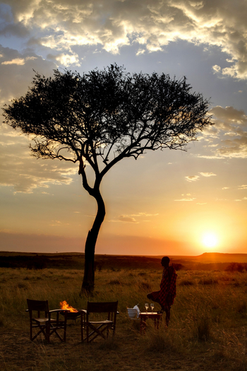 Mara Ngenche Safari Camp: Lagerfeuer