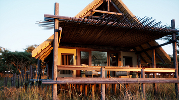 Sediba Sa Rona: Visualisierung - Gästezelt Front