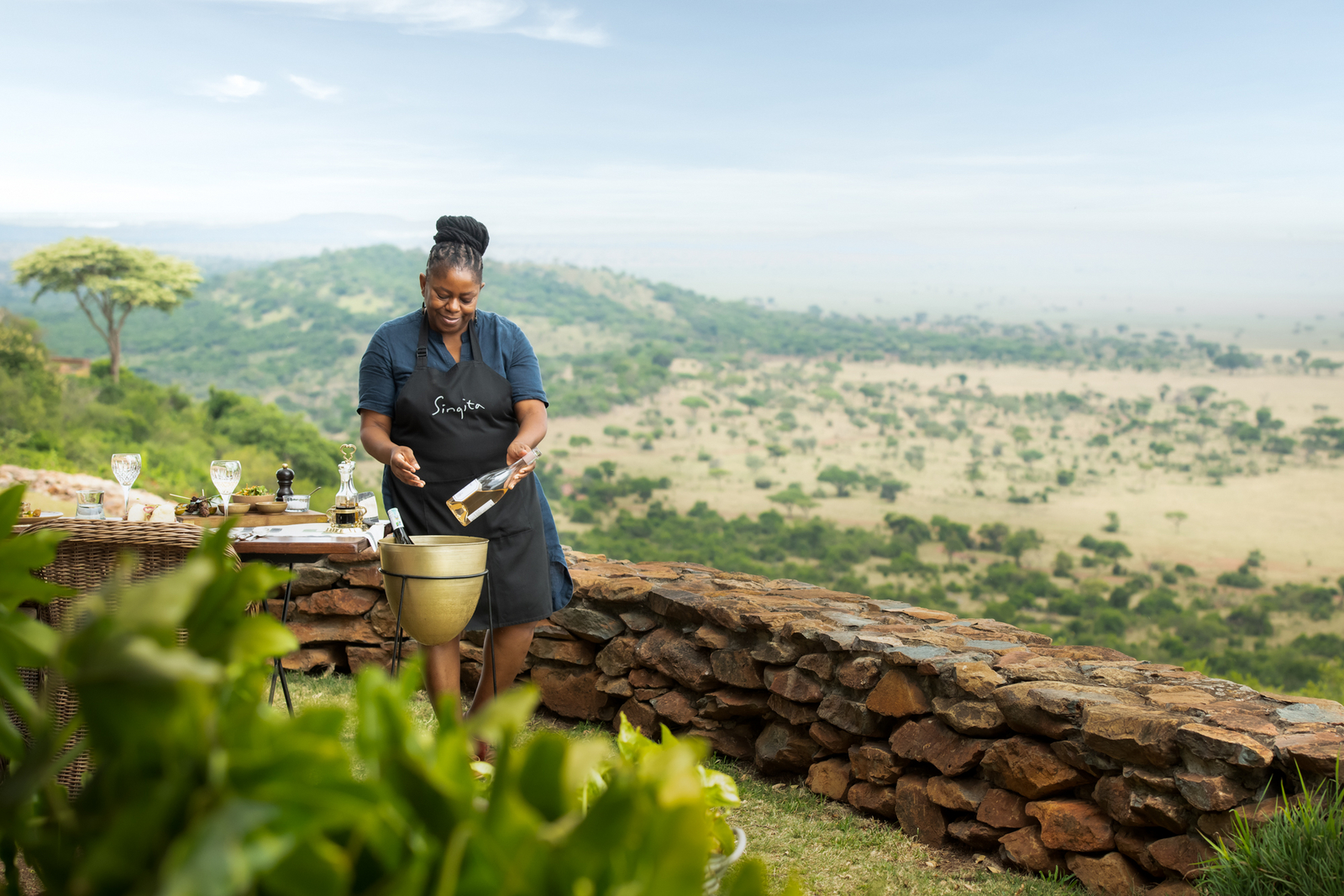 Singita Sasakwa Lodge Singita Sasakwa Lodge: Gekühlter Wein