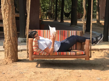 Emerald Tiger Retreat: Schaukelsofa