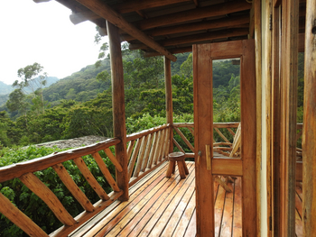 Haven Lodge: Balkon