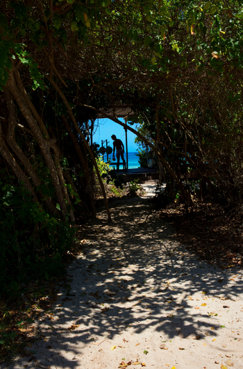 Kinondo Kwetu Kinondo Kwetu: Eingang zum Fittnesscenter