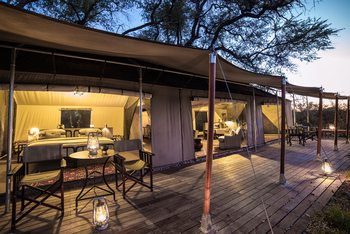 Little Machaba Camp: Private Veranda