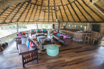 Mvuu Lodge: Lounge