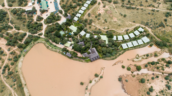 Old Traders Lodge: Luftbild