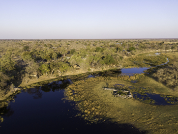 Savuti Camp Savuti Camp: Luftbild