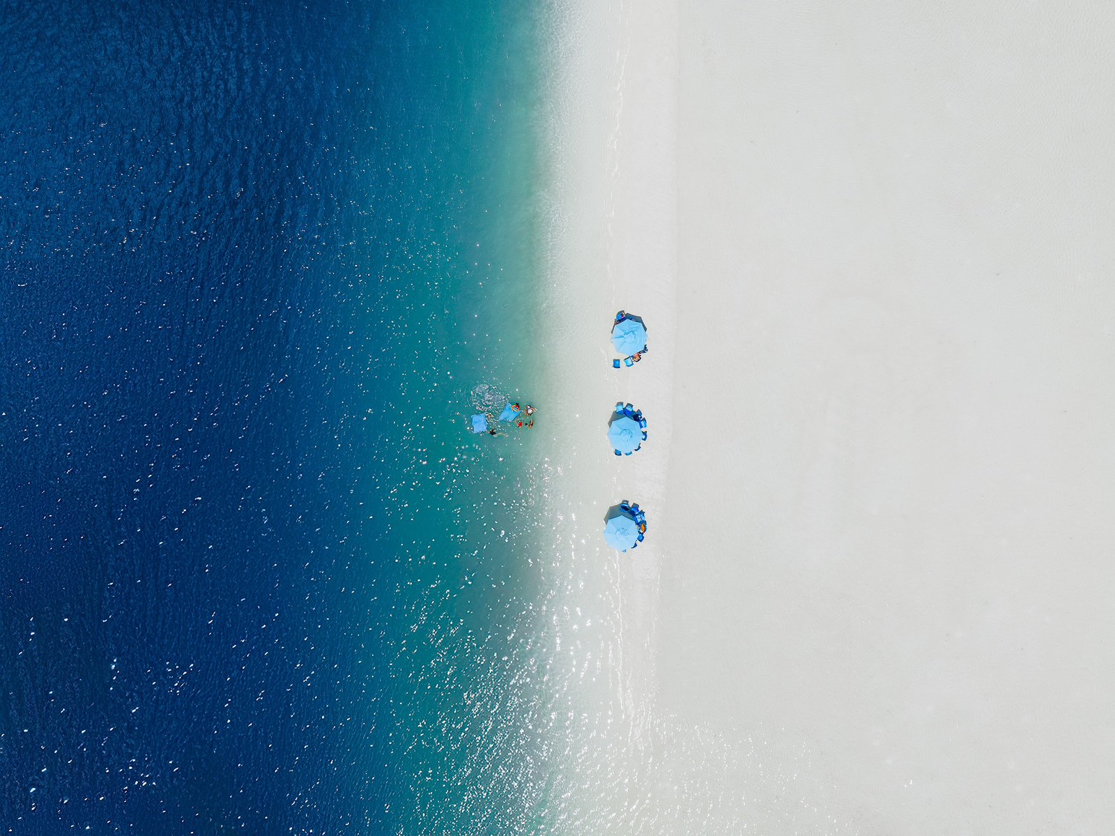 Alphonse Island Lodge Alphonse Island Lodge: Luftbild Lunch auf den Flats