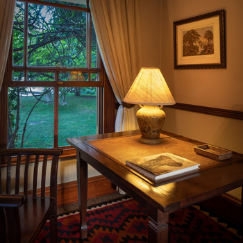 Baines River Camp: Schreibtisch