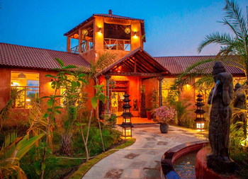 Bamboo Forest Safari Lodge: Eingangsbereich